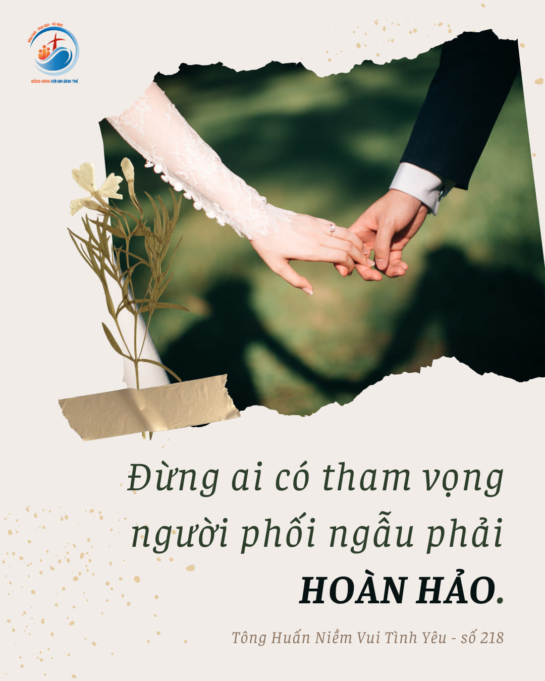 Đừng để "THAM VỌNG" mang tên "HOÀN HẢO" dẫn đến "KHỦNG HOẢNG GIA ĐÌNH"