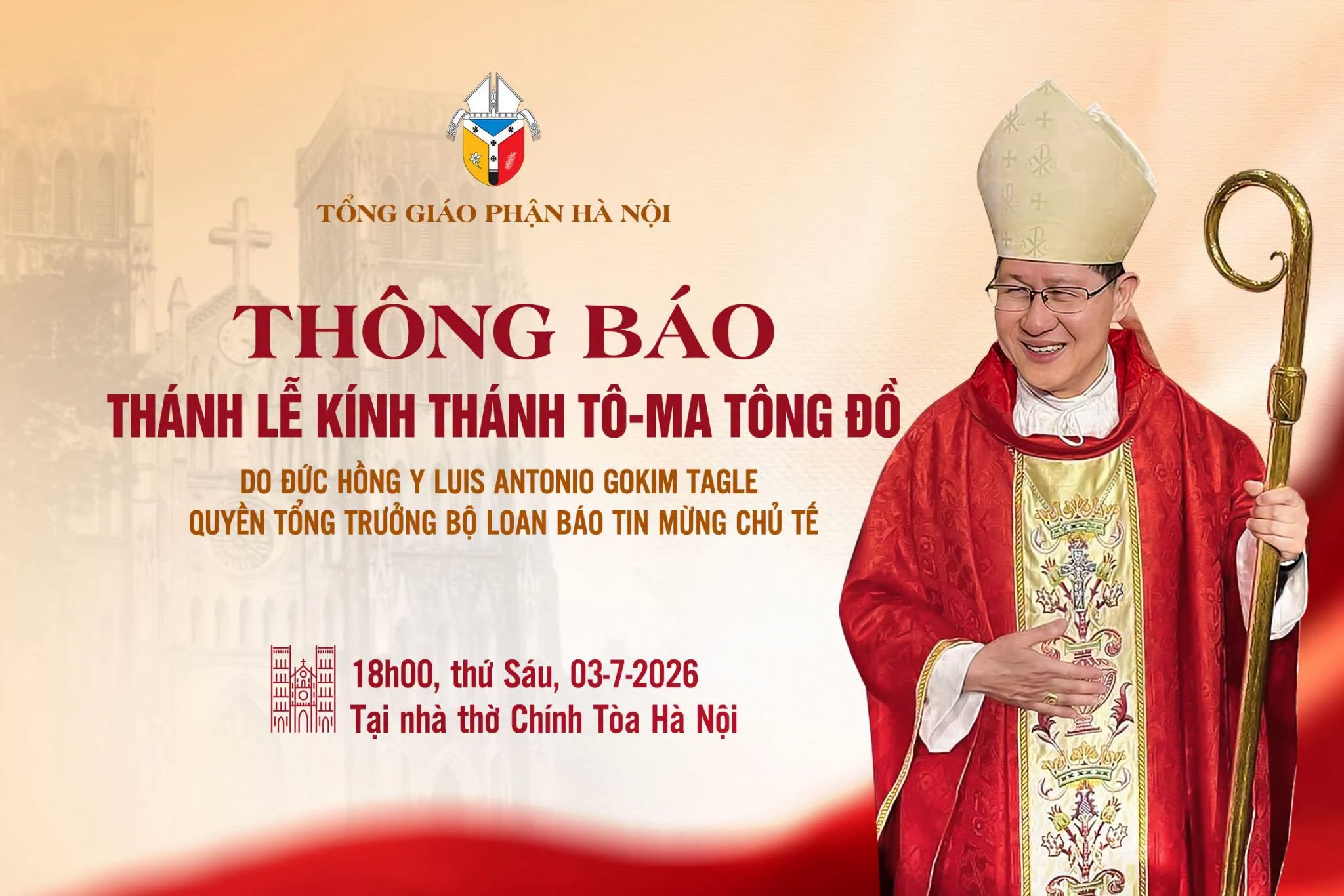 Thấy cái tin này trên mạng, không biết có đúng không @phailamgi ơi?
Đức Hồng y Luis Antonio Gokim Tagle sẽ