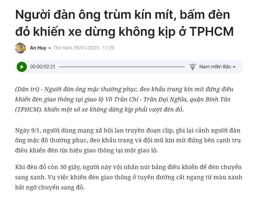 Đi đúng thì đâu ai phạt