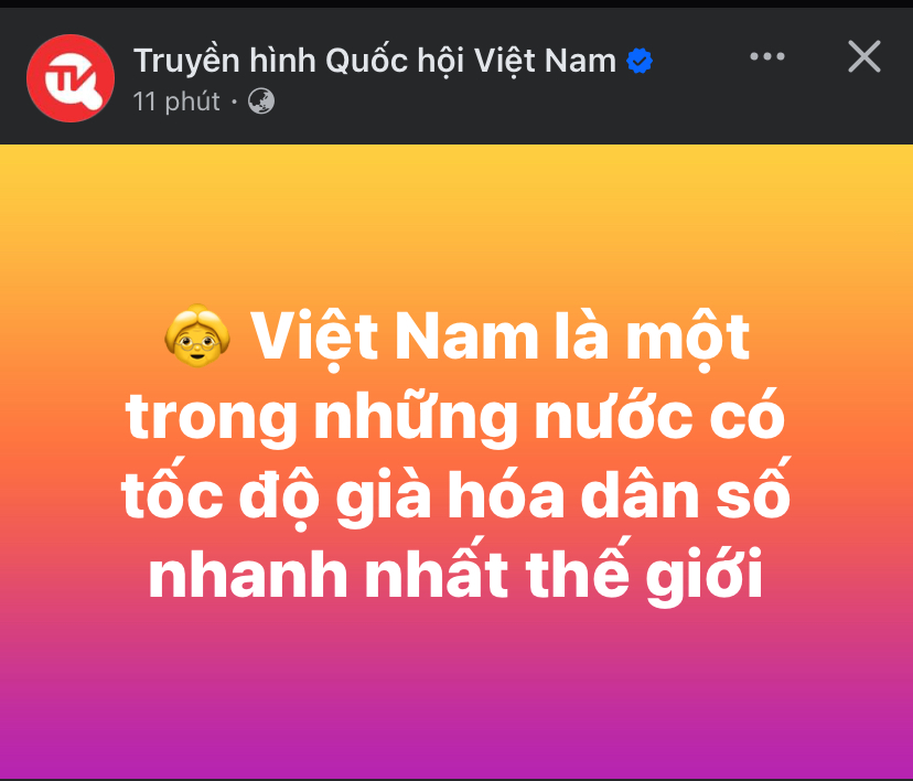 Qua thời dân số vàng