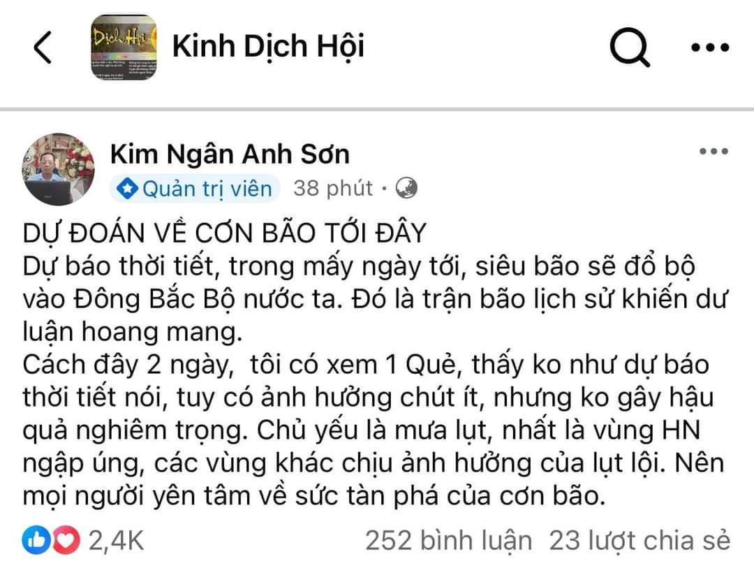 Thầy xem quẻ này không linh rồi