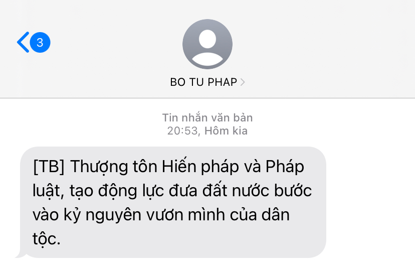 Nhận được tin nhắn này mà nổi da gà. Đất nước sắp bước sang kỷ nguyên mới