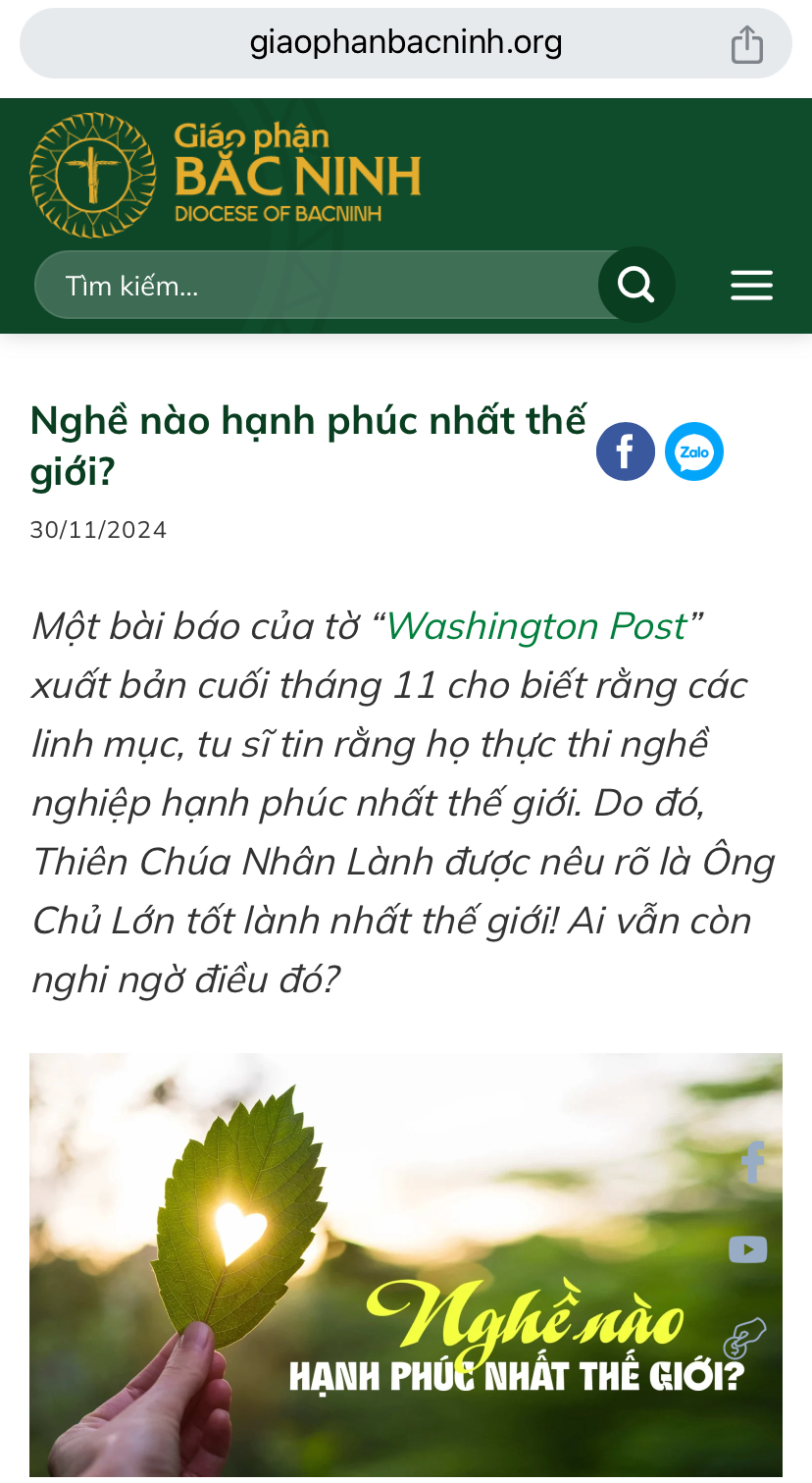 Nghề nào hạnh phúc nhất?