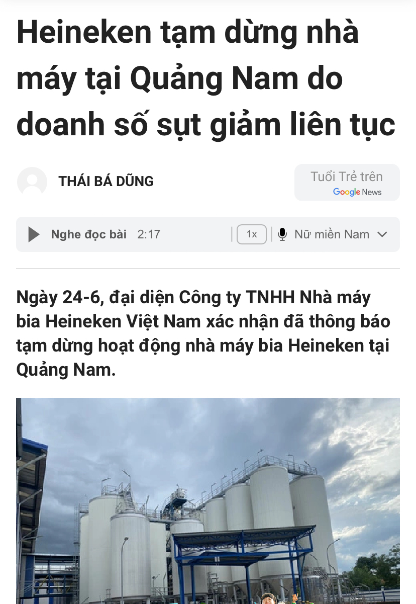 Có phải người Việt đang bớt rượu bia?