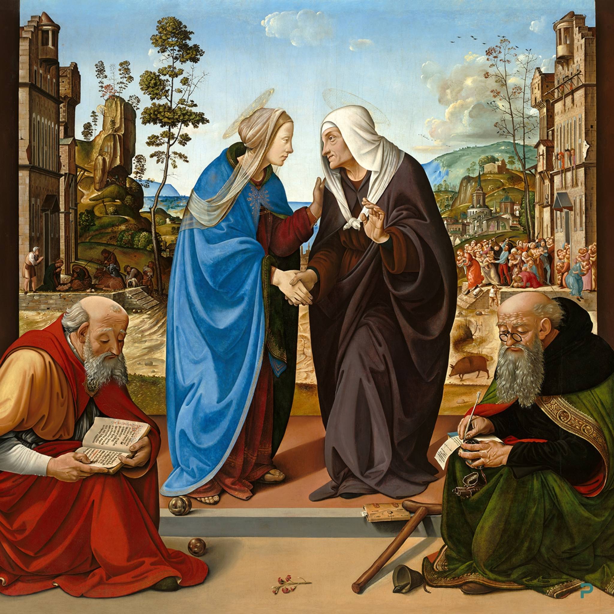 phailamgi_Đức Bà thăm viếng Bà Thánh Isave_The Visitation of piero di Cosimo.jpg