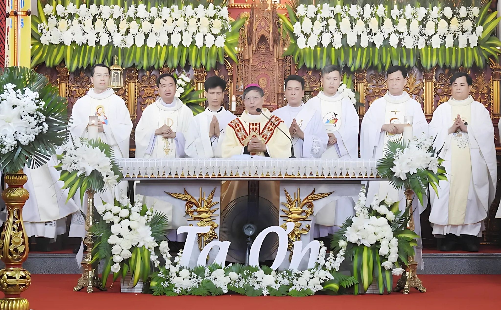 phailamgi_Đức cha Antôn Hoàng Hữu Thư dâng lễ tạ ơn tại quê hương Nam Trực, GP Bùi Chu_1.jpg