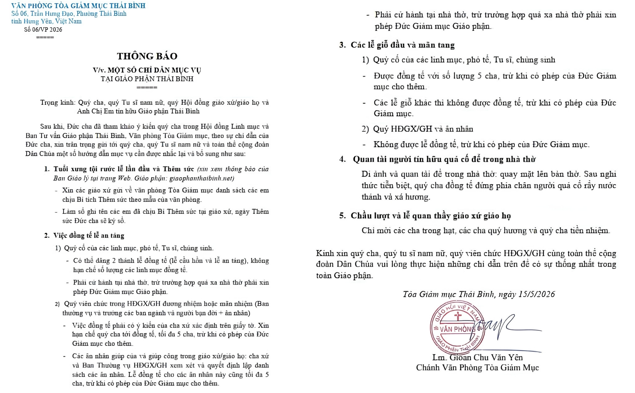 phailamgi_GP Thái Bình giới hạn việc đồng tế trong một số lễ an táng, giỗ đầu và mãn tang_cv2.jpg